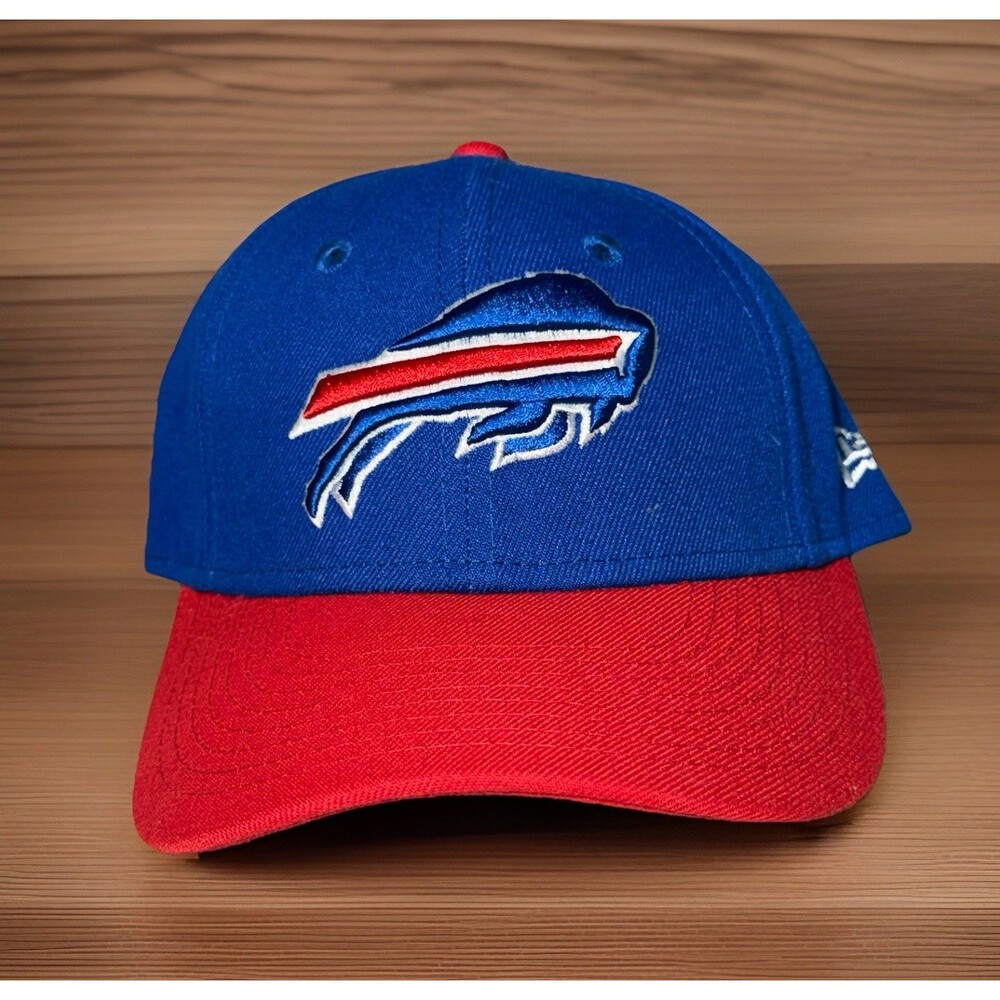 Buffalo Bills Hat New Era 9FORTY Adjustable NFL Football Cap Blue Red Youth Size
